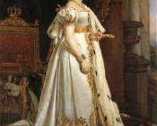 约瑟夫 卡尔 斯蒂勒 : Portrait of Therese, Queen of Bavaria
